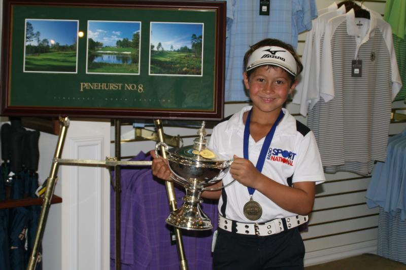 Karl with his 2011 US Kids World trophy