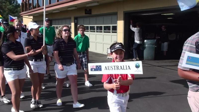 Karl at 2011 Callaway Junior Worlds Opening Parade