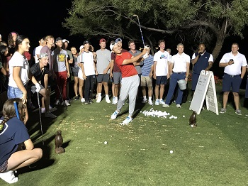 Karl hitting