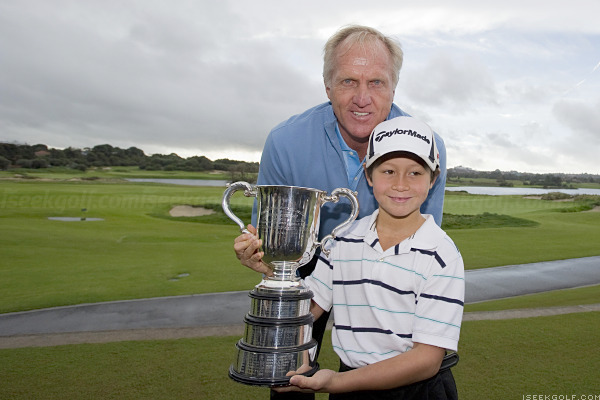 Greg Norman & Karl, June 3, 2010