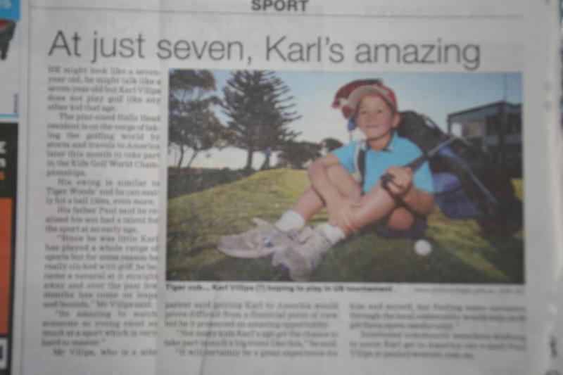 Newspaper story, Aug 2008