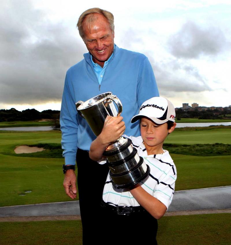 Karl and Greg Norman, May 2010