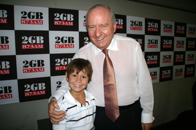Karl with Radio 2GB's Alan Jones, May 2010